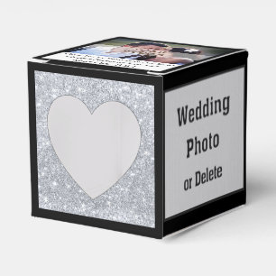 1 - 4 PHOTOS, Personalised Favour Boxes for Weddin