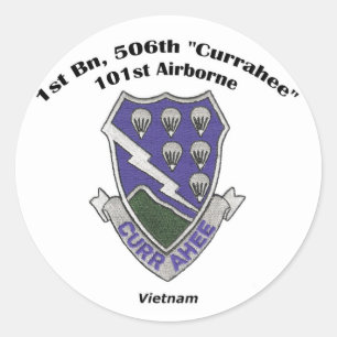1-506th Stickers - Vietnam