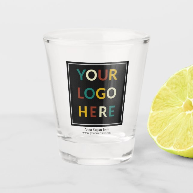 1.5 oz Custom Shot Glass with Logo No Minimum (Front)