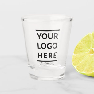 1.5 oz Custom Shot Glass with Logo No Minimum