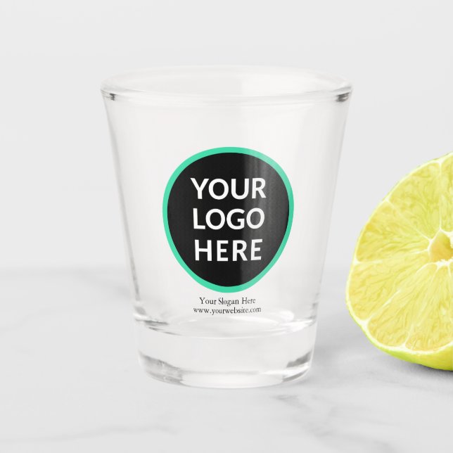 1.5 oz Custom Shot Glass with Logo No Minimum (Front)