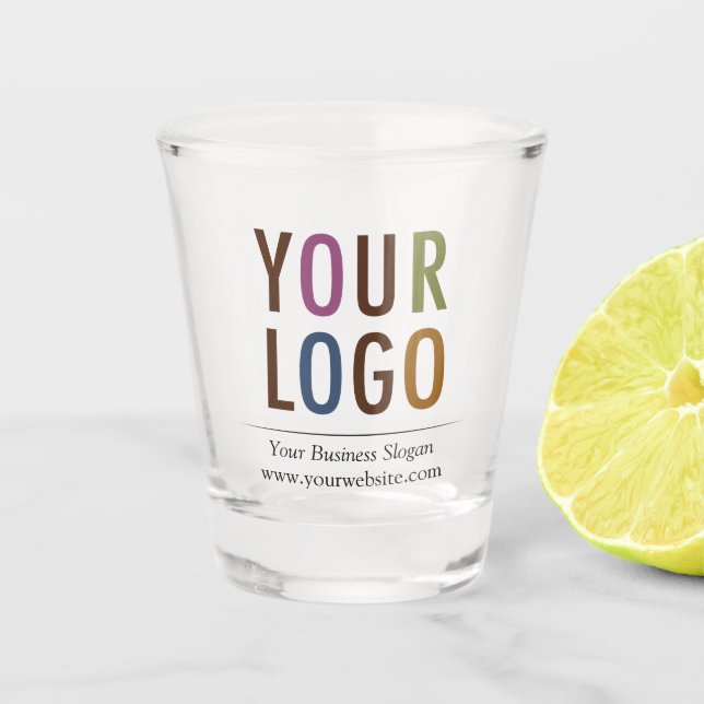 1.5 oz Custom Shot Glass with Your Logo No Minimum (Front)