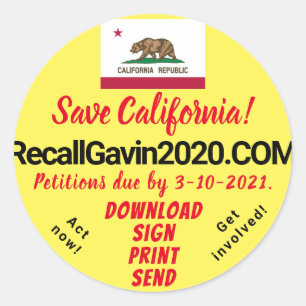 1.5" Round recall stickers