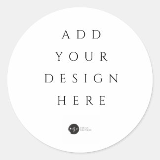 1.5"x1.5" or 3"x3" Favor Tag Stickers