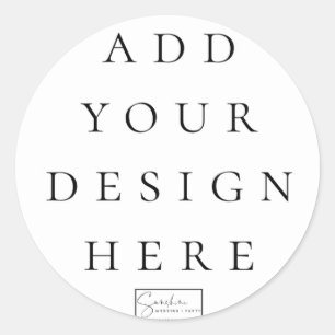 1.5"x1.5" Small Round Label Stickers