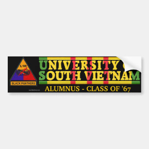 1/69th Armour - U of South Vietnam Alumnus Sticker