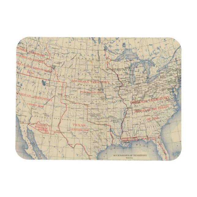 1 Accessions of territory Magnet (Horizontal)