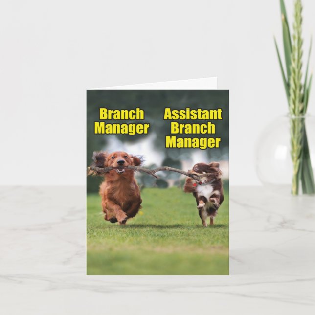 1 Adorable Birthday Card - Branch Managers (Front)