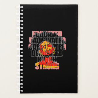 1 African American Woman Equality Black Strong Pro Planner