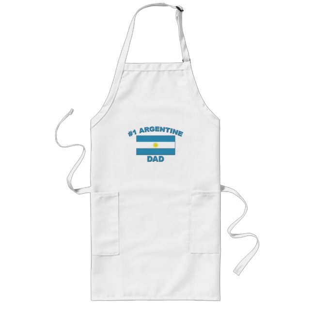 #1 Argentine Dad Long Apron (Front)
