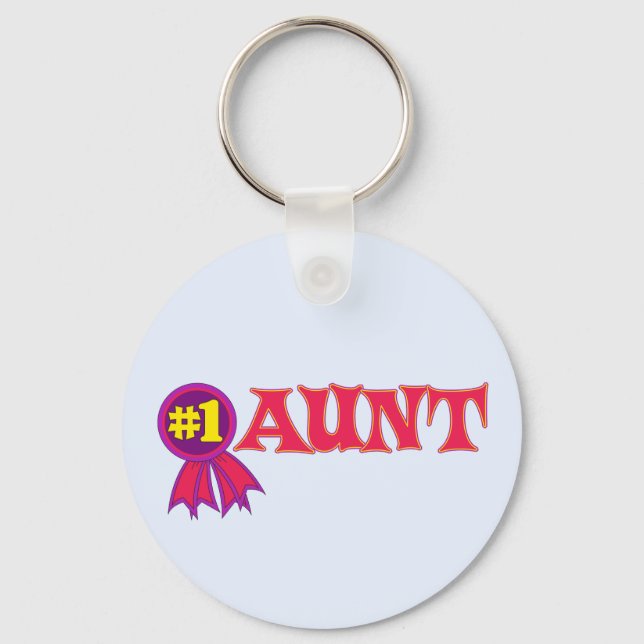 #1 Aunt Key Ring (Front)
