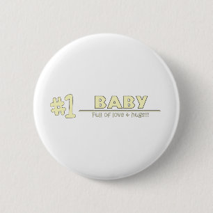 1-baby 6 cm round badge