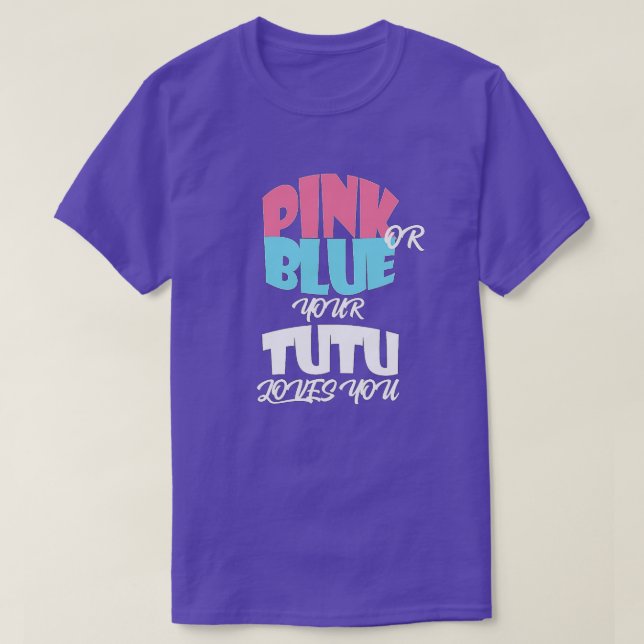 1 - Baby Gender Reveal for TUTU  essentiel  T-Shirt (Design Front)