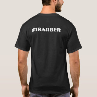 #1 Barber's Tools Men's Black T-Shirt