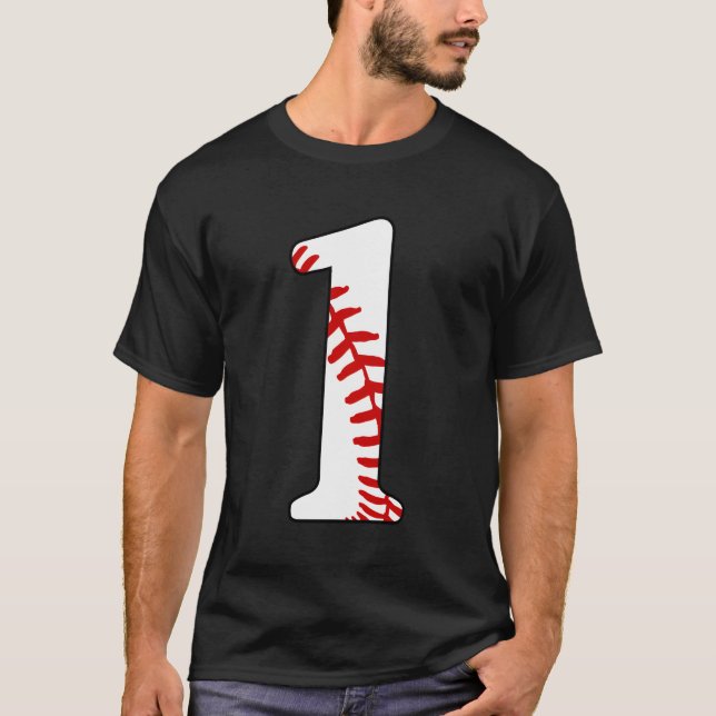 1 Baseball Kids Baseball Mum Jersey Love Baseball T-Shirt (Front)