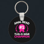 #1 Bead Tug O War Champion Funny Adult Humour Crin Key Ring<br><div class="desc">#1 Bead Tug O War Champion Funny Adult Humour Cringe</div>