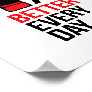 1% Better Everyday Poster