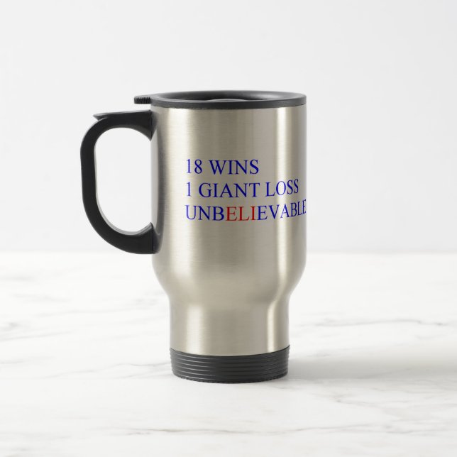 1 BIG LOSS TRAVEL MUG (Left)
