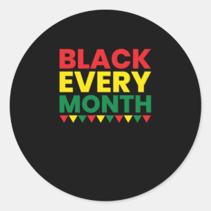 1 Black History Monthblack Rights.Png Classic Round Sticker