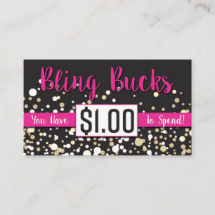 $1 Bling Bucks Discount Card