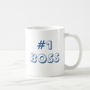 #1 BOSS COFFEE MUG