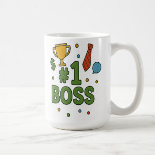 #1 Boss – Fun & Bold Appreciation Coffee Mug