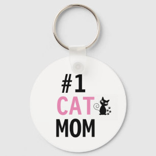 #1 Cat Mum Key Ring
