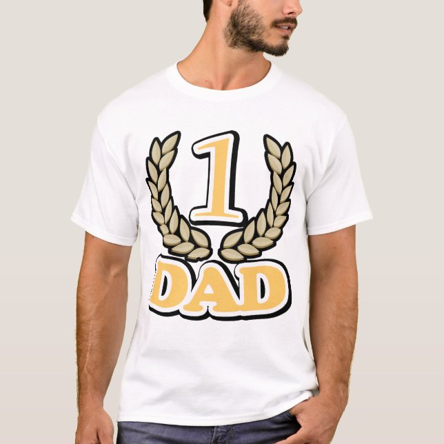 #1 CHAMPION Dad T shirt (Front)