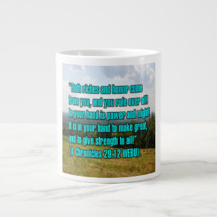 1 Chronicles 29:12 WEBU Mug