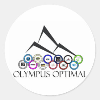 1 CLASSIC ROUND STICKER
