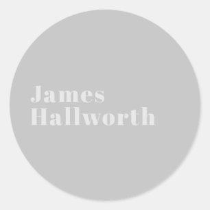 1 CLASSIC ROUND STICKER