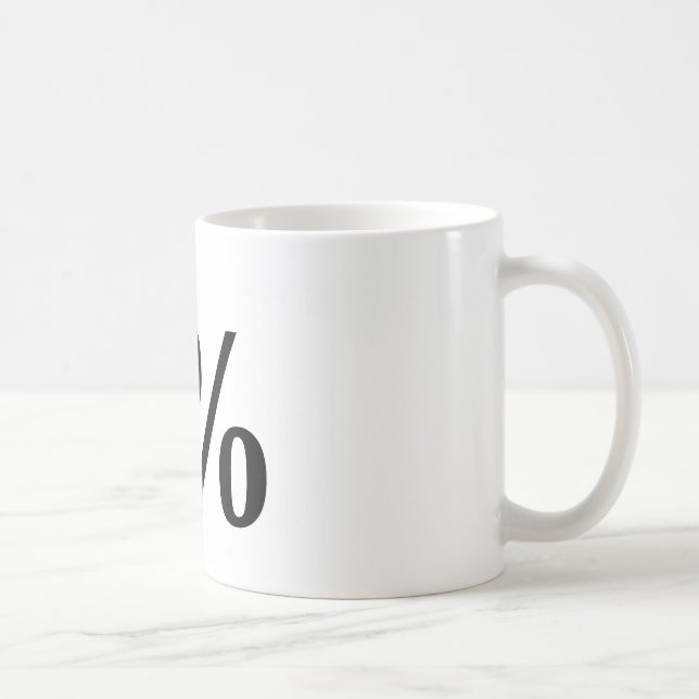 1% COFFEE MUG (Right)