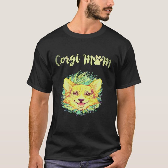 1 Corgi Mum Corgi T-Shirt (Front)