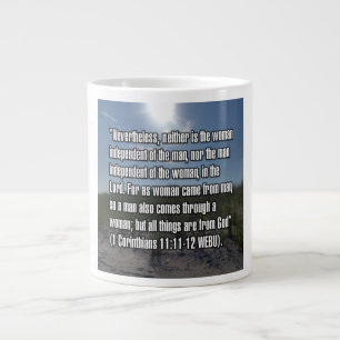 1 Corinthians 11:11-12 WEBU Mug