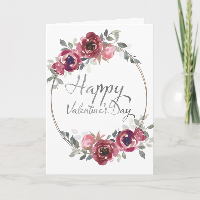 1 Corinthians 13:13 Bible Valentine's Day Card (Front)