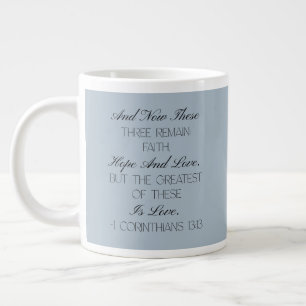 1 Corinthians 13:13 Hope Bible Verse Mug