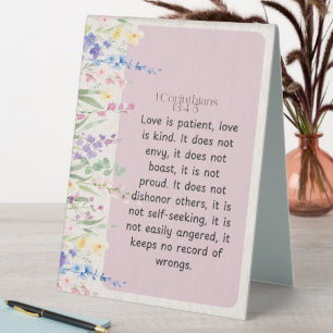 1 Corinthians 13:4-5 Bible Verse Image