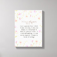 1 Corinthians 13:4-5 Christian Bible Verse Art