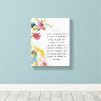 1 Corinthians 13:4-5 Soothing Watercolor Design