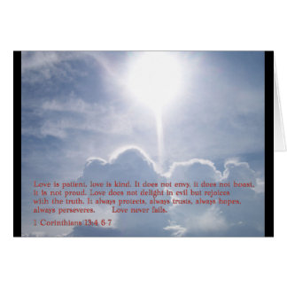 1 Corinthians 13:4 6-7 Clouds