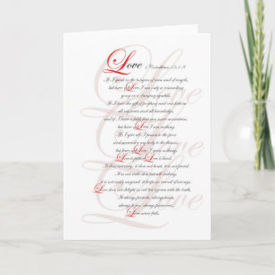 1 Corinthians 13 Card