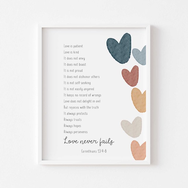 1 Corinthians 13 Love poster (Creator Uploaded)