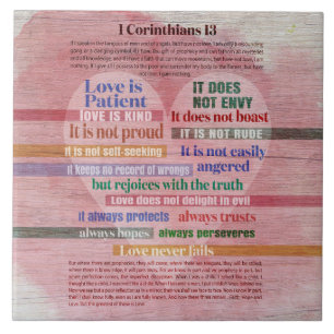 1 Corinthians 13 - Love Tile