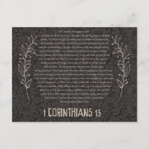 1 Corinthians 13 Postcard