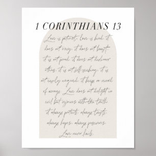 1 Corinthians 13  Poster