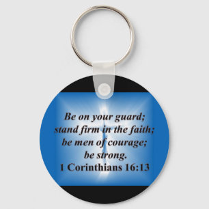 1 Corinthians 16:13 Key Ring