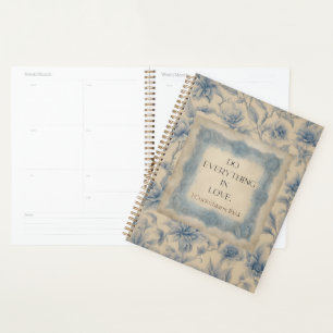 1 Corinthians 16:14 Do Everything in Love Vintage Planner