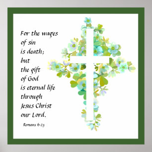 1 Corinthians 1:18 Poster