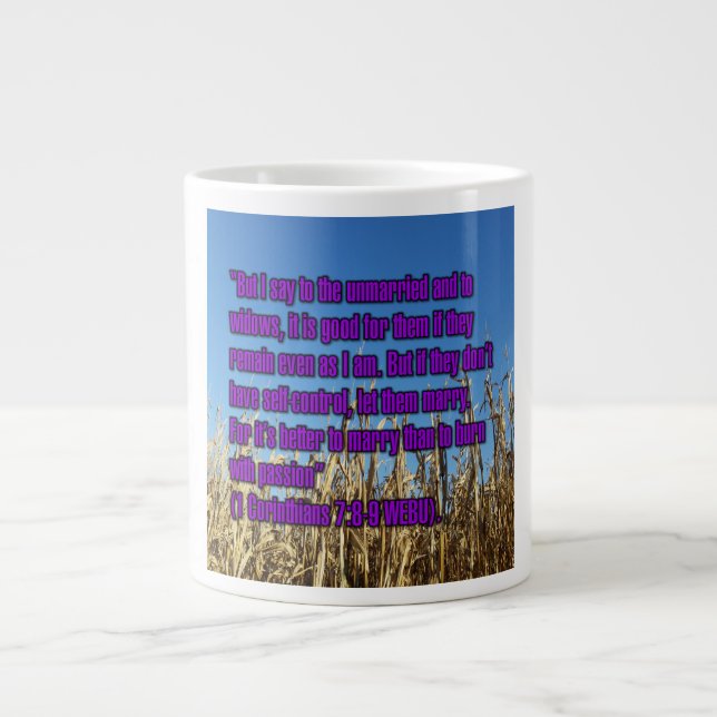 1 Corinthians 7:8-9 WEBU Mug (Front)