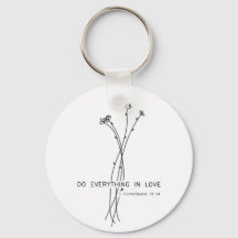 1 Corinthians Keychain